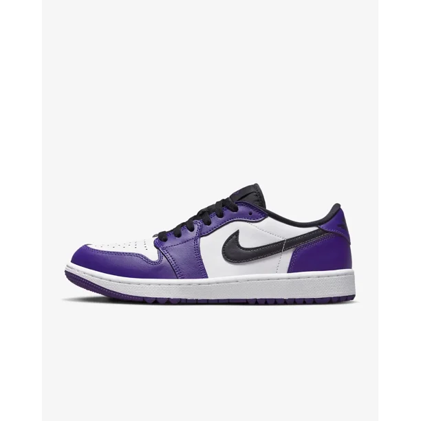 Men's A i r-Jor-dan 1 Low Golf Shoes 'Court Purple' Retro 1 Size 9 - 15 DD9315-105