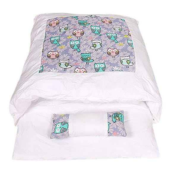 potrochi Cat Sleeping Bed, Japanese Style, Cotton and Polypropylene, Small Pet Bed, Cat Beds Pet Supplies Kitty Sack with Pillow Mat Plush Hideaways Detachable Cute Cat Sleeping Bags