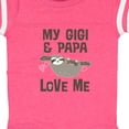 thumbnail image 4 of Inktastic My Gigi and Papa Love Me Girls Baby Bodysuit, 4 of 5
