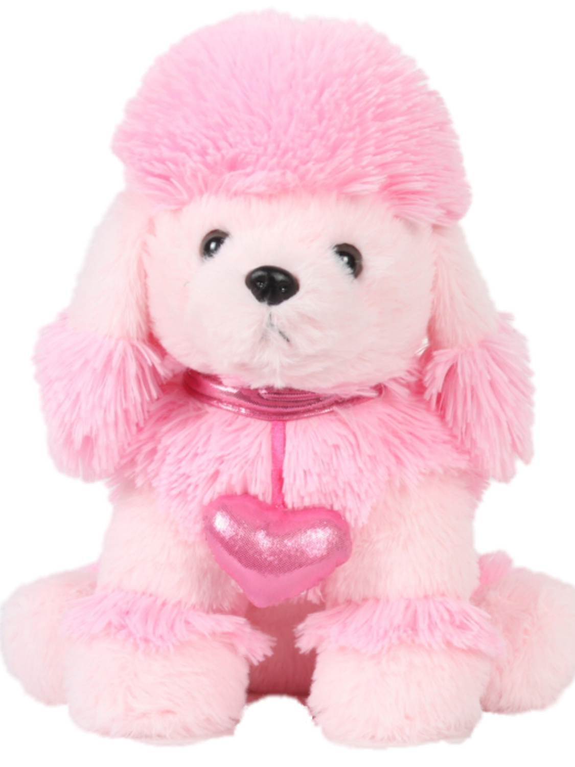 pink puppy stuffed animal