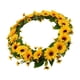 thumbnail image 2 of Corona decorativa de girasoles simulados para centros de mesa Longitud 129cm, 2 of 9