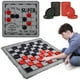 thumbnail image 1 of Set Giant Checkers Sunny Days Vintage 3 en 1 con alfombrilla y 24 fichas, 1 of 6