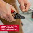 thumbnail image 5 of Hyper Tough 6-inch Wire Stripper with Dual Material Comfort Grips, 5 of 12