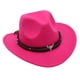 thumbnail image 5 of Sombrero de vaquero Yinane Fiesta Rosa Roja, 5 of 8