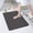 Blue, variant on JMYHOAM Large Foam Bath Mat 3 Set Bathroom Rugs for 3 Pcs toilet Mats Universal Soft Comfortable Water Absorption Non Slip Thick Machine Washable Easier to Dry Bathroom Accessories Floor Mats