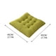thumbnail image 2 of Cojín de asiento de Chenille grueso Verde, cojín de asiento de comedor de grano de maíz 45*45cm, 2 of 9