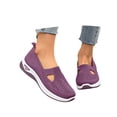 thumbnail image 3 of Women's Summer Fashion Breathable Mesh On Casual Shoes Round Toe Non Sports Walking Footwear, 3 of 8
