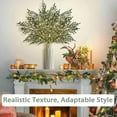 thumbnail image 5 of 4PCS 14 Inch Christmas Lighted Norfolk Pine Stems,Lighted Branches For Vases, Lit Stems Pre Lit Norfolk Pine Branche For Vase, Lighted Stems And Artificial Lits, Realistic Greenery With Led Lights, 5 of 9