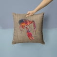 thumbnail image 2 of Carolines Treasures 8739PW1414 Crawfish Fabric Decorative Pillow 14HX14W multicolor, 2 of 4