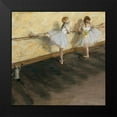 thumbnail image 2 of Degas, Edgar 15x15 Black Modern Framed Museum Art Print Titled - Dancers Practicing at the Barre, 2 of 5