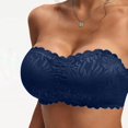 thumbnail image 5 of Admvng Women's Lace Strapless Bra Wireless Seamless Push Up Bra, 5 of 7