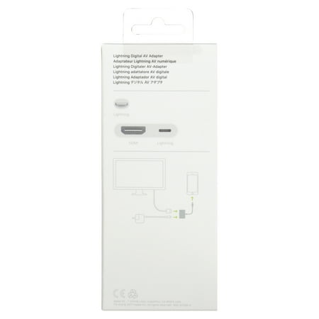Apple - Lightning Digital A/V Adapter - White