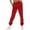 Wine, variant on CLOISE Sweatpants Women Baggy Fleece Lined Joggers Cozy Pull on Low Rise Elastic Bottom Trousers Coffee Athletic Elastic Waist Drawstring Solid Sweatpants with Pockets Trendy Winter Trousers