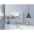 thumbnail image 2 of TUHOME Oman Medicine Cabinet - Color White - Material Engineered Wood, 2 of 8