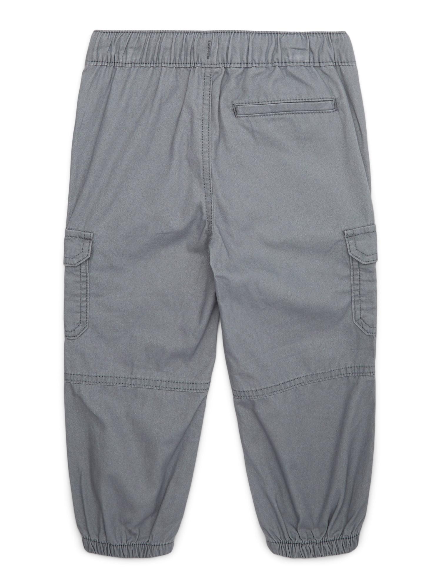 Wonder Nation Baby and Toddler Boys Cotton Cargo Jogger Pants, Sizes 12M-5T