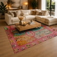 thumbnail image 3 of Gelasgo Kids Learning World Velvet Area Rug, Colorful Educational Map Decorative Carpet, Soft Indoor Floor Mat for Nursery Classroom Playroom Bedroom Home Decor, 3 of 5