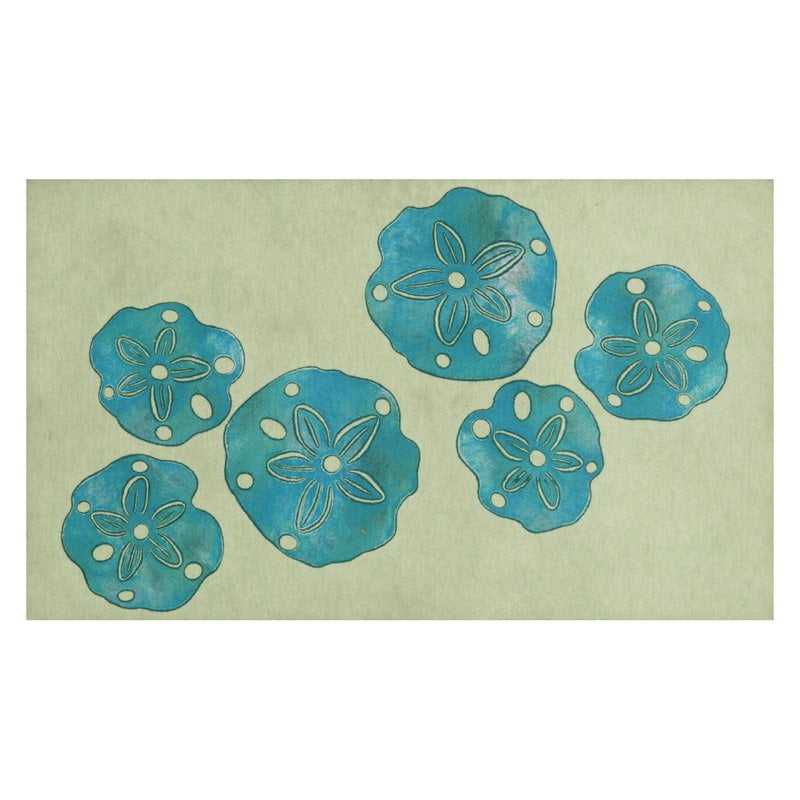 Trans Ocean Import Co Liora Manne Sand Dollar Indoor Outdoor Doormat by Supplier Generic
