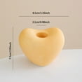 thumbnail image 2 of Home Decor Heart Shaped Candlestick Valentines Day Ceramic Aromatherapy Decorative Elegant, 2 of 6