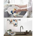 thumbnail image 6 of Farmhouse Chicken Kitchen Dish Towels for Drying Dishes Set of 3, Watercolor Flowers Floral Farmhouse Waffle Weave Microfiber Terry Hand Tea Bathroom Towels Quick Dry & Absorbent Towel 15.7x23.6, 6 of 7
