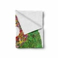 thumbnail image 2 of Ying Yang Soft Flannel Fleece Throw Blanket, Flowers and Leaves Ying Yang Floral Style Daises Sunflowers, Cozy Plush for Indoor and Outdoor Use, 70" x 90", Multicolor, by Ambesonne, 2 of 6