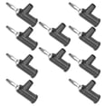 thumbnail image 3 of Plug 10pcs Stackable Banana Plug 4mm/0.2in Solderless Brass Standard Size Stackable Banana Connector for Security Accessories, 3 of 7