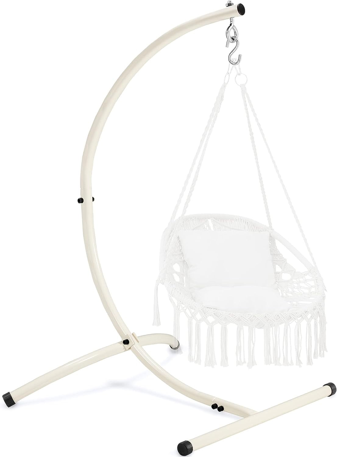 BOTUI Hammock Chair Stands Hanging Hammock Stands,C Stand for Swing