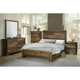thumbnail image 3 of Sidney 5-piece Queen Panel Bedroom Set Rustic Pine, 3 of 8