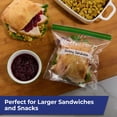 thumbnail image 6 of Hefty Press to Close Extra Large Sandwich Bags, 100 Count, 6 of 10