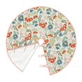 thumbnail image 3 of Balery Garden Of Little Bunnies Printed Christmas Tree Skirt , Merry Christmas Party Christmas Tree Decoration,Adjustable Tree Skirt-48", 3 of 8