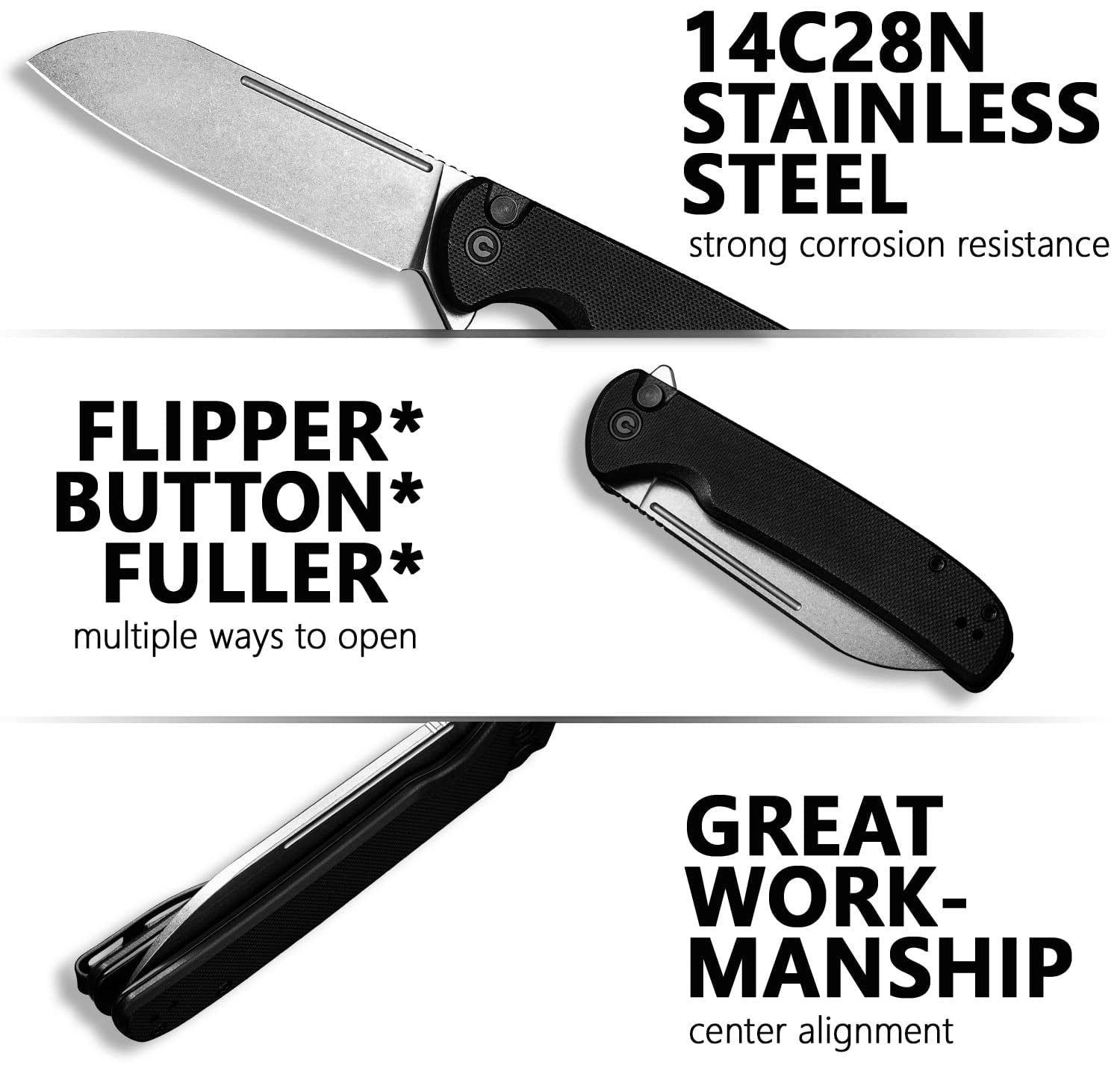 CIVIVI Chevalier Folding Pocket Knife Folding Knife C20022-1