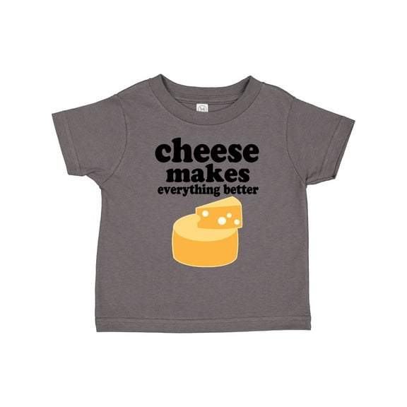 Inktastic Cheese Makes Everything Better Boys or Girls Toddler T-Shirt