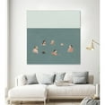 thumbnail image 2 of Giant Art 54x54 The Swimmers I Fine Art Giant Canvas Print in Green, 2 of 3