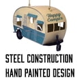 thumbnail image 6 of Rivers Edge Products Camper Bird House, RV Nesting House for Small to Medium Birds, Outdoor Rustic Garden Decor, Turquoise/White, 6 of 7