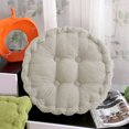 thumbnail image 4 of Tuvgenk whoopie cushion support Welted 100%Polyester seat cushion meditation cushion Circle For Interior Use Gray, 4 of 6