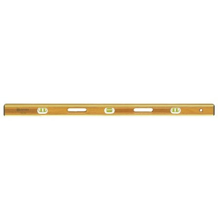 Johnson Level and Tool 548, 48-Inch Brass Bound Mahogany Level - 6 Vial