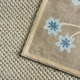 thumbnail image 4 of SAFAVIEH Martha Stewart Bevis Floral Machine Washable Area Rug, Dark Beige/Light Blue, 4' x 6', 4 of 11