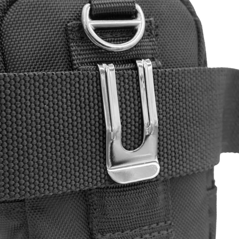 Husky 4 Zoll Gürteltasche – Leichte Bauchtasche Mit Klettverschluss, Edelstahl-Clip Für Werkzeug, Handy & Schlüssel