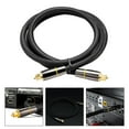 thumbnail image 3 of Black Optical Audio Cable with Gold Plated Contacts for Speakers 1 Meter, 3 of 9