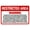 Warning Sign 4, variant on Warning Sign This Area Declared Restricted by Authority - 12×8 Inches, Security Metal, Business Office Road Street Home Wall Safety Decor