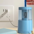 thumbnail image 1 of Oefntac School Season Electric Pencil Sharpener USB Automatic Desktop Two Power Source Electronic Roll Cutter Pen Sharpener, 1 of 6