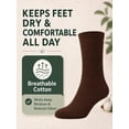thumbnail image 4 of Comfello Diabetic Socks Crew for Men & Women – 12 Pairs of Non-Binding Neuropathy Socks, 4 of 7