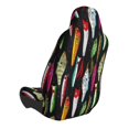 thumbnail image 2 of Balery Colorful Fishing Lures Pattern Car Seat Cover - Soft & Breathable Front Premium Covers with Non-Slip Protector Fits Most Automotive, Vans, SUVs, Trucks - 1 Unit, 2 of 5
