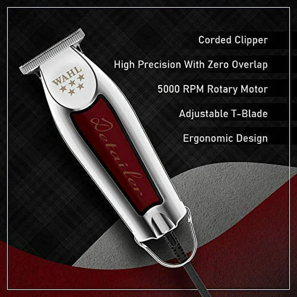 Wahl Professional selling 5 Star Detailer T-Blade Trimmer Set For Barbers & Stylists