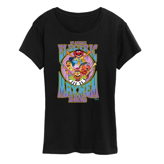 Muppets - Dr. Teeth Electric Mayhem Band - Ladies Short Sleeve Classic Fit Tee