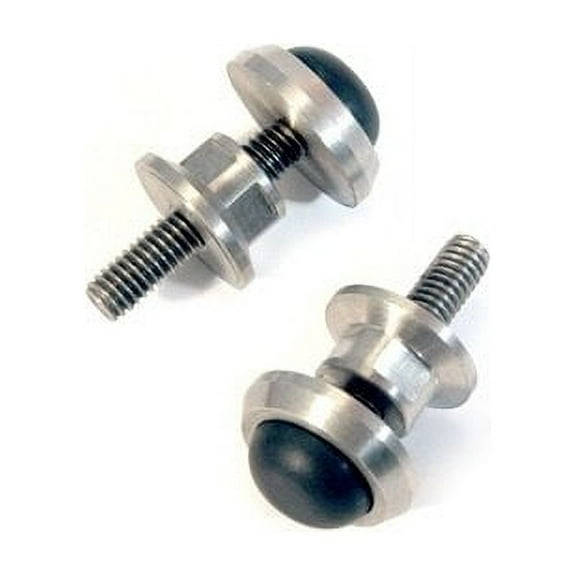 Scott Drake C5ZZ-16763-S 1965-1973 Radiator Support To Hood Bumpers Stainless Steel