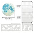thumbnail image 1 of 3 uds brillan en la oscuridad Luna y estrellas para techo pegatinas de pared para guardería pegatinas luminosas por la noche para habitación de cama de niños, 1 of 5