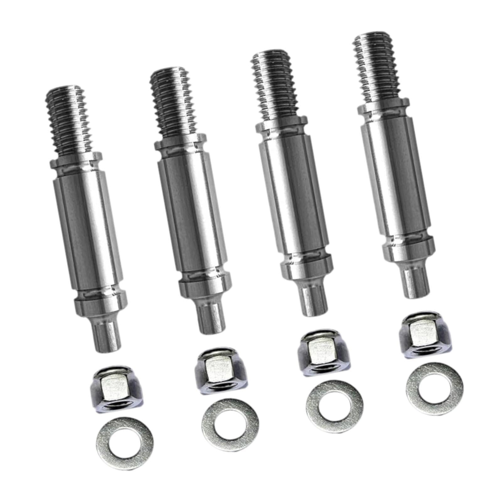 Esquirla 4Pcs Dryer Drum Support Roller Shaft Accessories 1878666.3 Wear Resistant High Performance Sturdy Professional Alloy Steel
