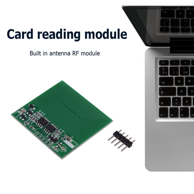 Módulo Lector De Tarjetas Rfid RDM6300 Módulo de decodificación de deslizamiento RFID UART Placa de RF de antena incorporada en serie