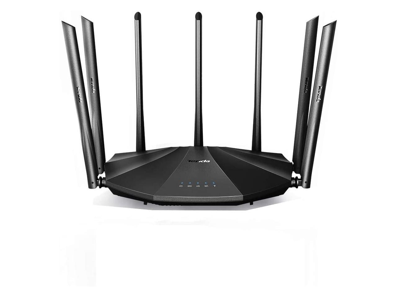 Tenda AC23: Dual-band Gigabit router (2033 Mbps), MU-MIMO 4X4, covers 1400 sq ft, Alexa compatible
