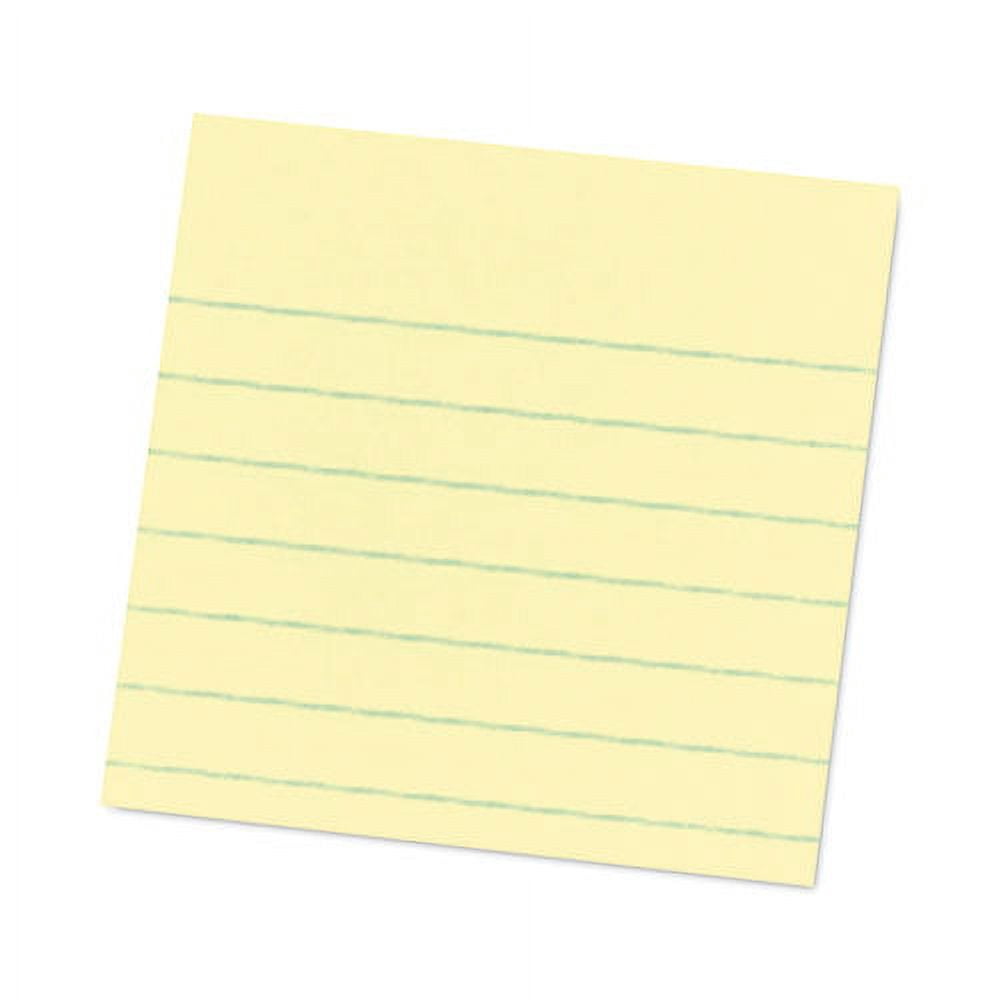 Pads in Canary Yellow, Note Ruled, 4" x 4", 90 Sheets/Pad, 6 Pads/Pack | Bundle of 2 Packs